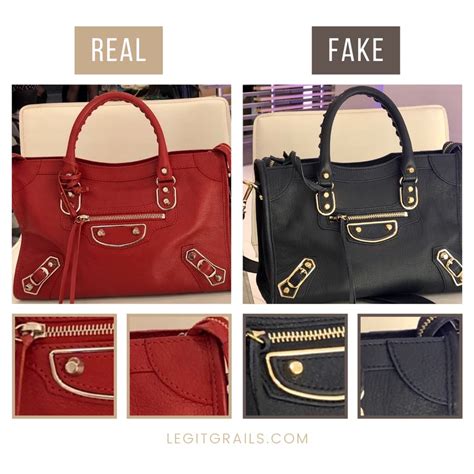 real vs fake balenciaga city bag|knock off balenciaga.